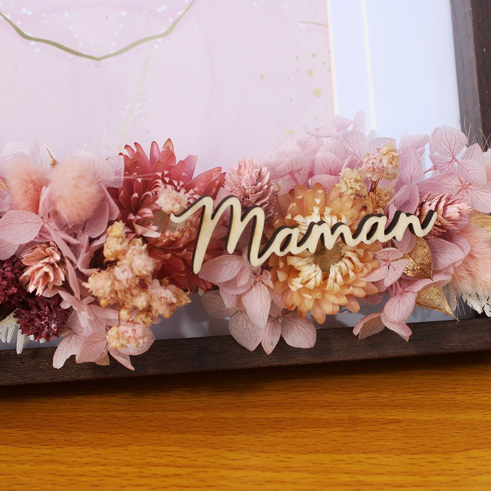 Cadre fleuri “Maman” – Image 13
